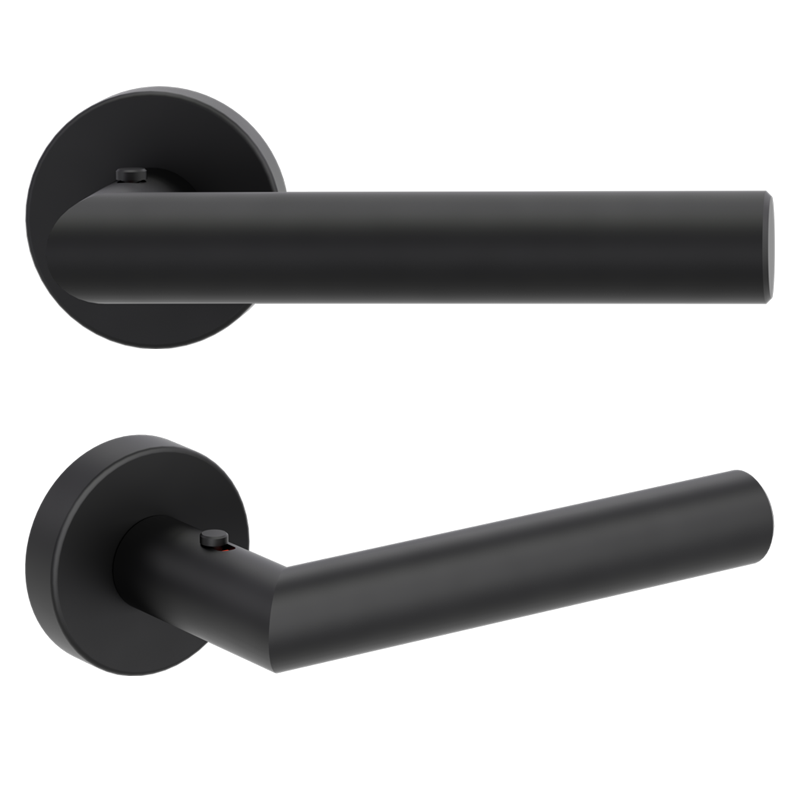 Türdrücker Lucia smart2lock Graphitschwarz oder Edelstahl matt